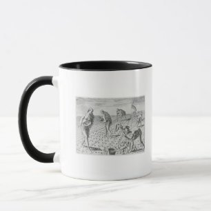 Florida Indians planting maize Mug