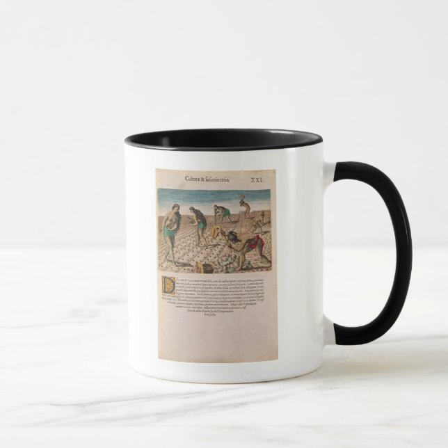 Florida Indians planting maize Mug (Right)