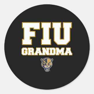 Florida International Fiu Panthers Grandma Classic Round Sticker