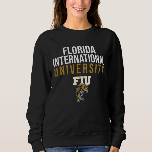 Florida International FIU Panthers Stacked Sweatshirt (Front)