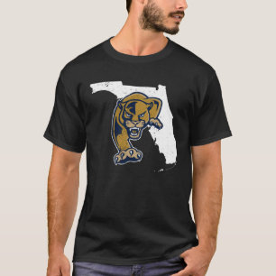 Florida International FIU Panthers State Shape T-Shirt
