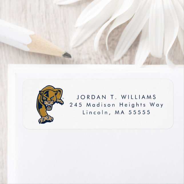 Florida International University Panthers Return Address Label (Insitu)