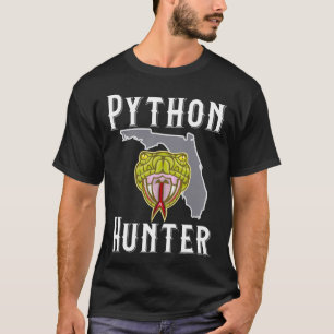 Florida Invasive Pythons Hunting  T-Shirt