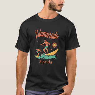 Florida Islamorada FL Surfer Surfing Fishing Beach T-Shirt