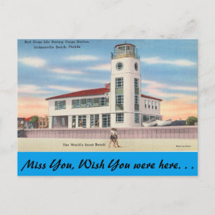 Florida, Jacksonville, Life Saving Station Postcard