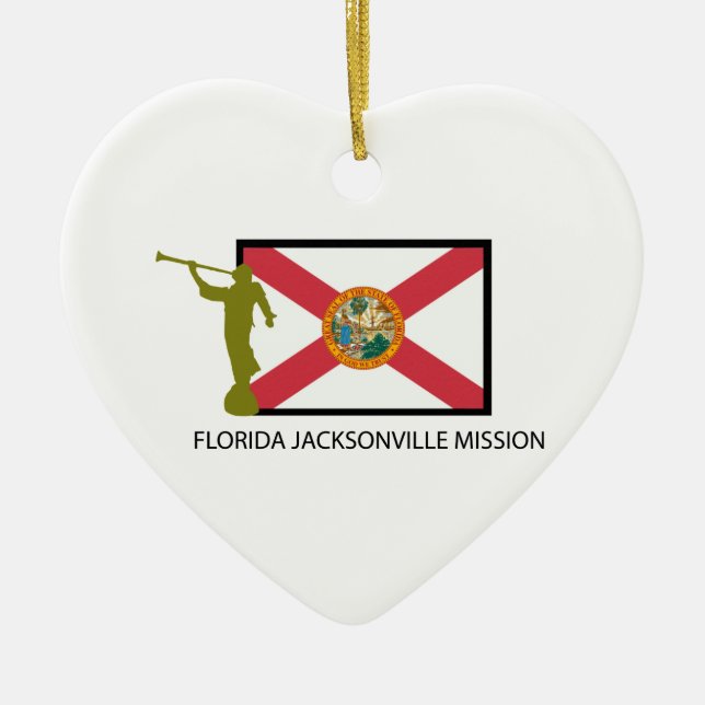 FLORIDA JACKSONVILLE MISSION LDS CTR CERAMIC ORNAMENT (Front)