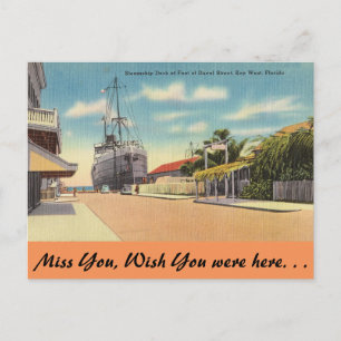 Florida, Key West, Duval St. Postcard