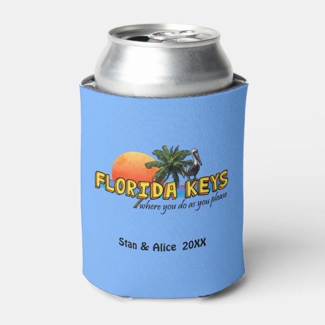Florida Keys (customisable) Can Cooler (Can Front)