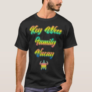 Florida Keys Family Vacation Sunset Turtles of Ke T-Shirt