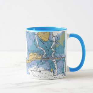 Florida Keys, Matecumbe Key Nautical Chart Mug