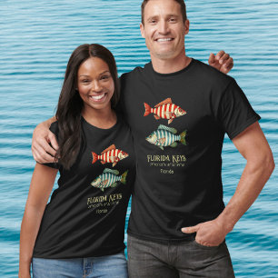 Florida Keys nautical fish fishing clothing T-Shirt