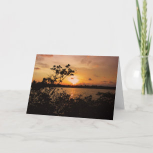 Florida Keys Sunset Card