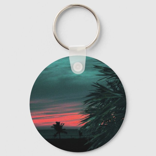 Florida Keys Sunset Key Ring (Front)