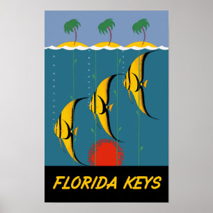 Florida Keys travel poster