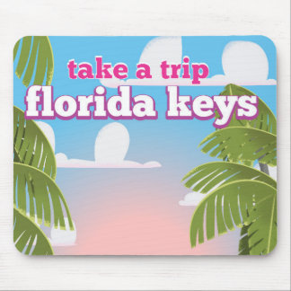 Florida Keys Travel poster Mouse Pad