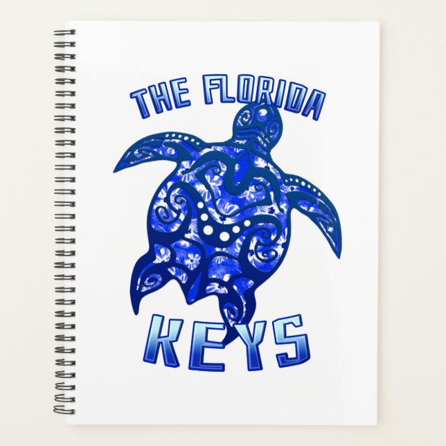 Florida Keys Vacation Tribal Turtle Planner (Front)