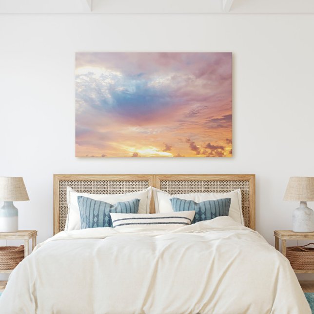 Florida Keys Vibrant Sunset Cloudscape Canvas Print (Creator Uploaded)