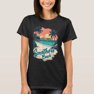 Florida Keys Vintage Key West Smathers Beach T-Shirt