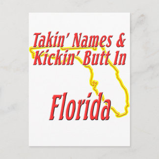 Florida - Kickin' Butt Postcard