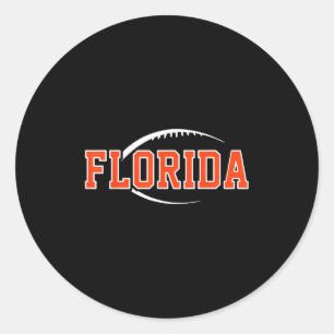 Florida Line Cool Fl Pride Women Girls Sister Daug Classic Round Sticker