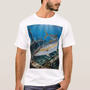 Florida Man Greater Amberjack Reef Fish T-Shirt