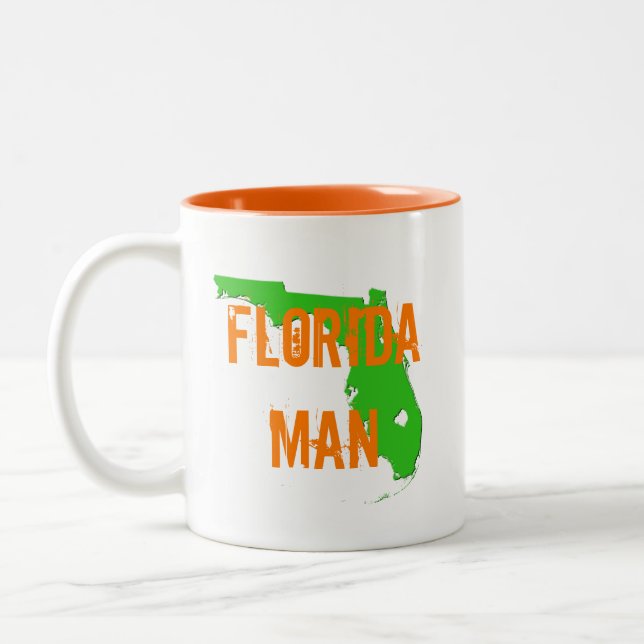 Florida Man Two-Tone Coffee Mug (Left)