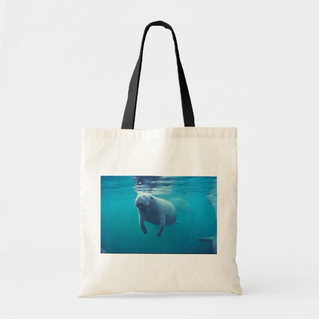 Florida Manatee Tote Bag (Front)