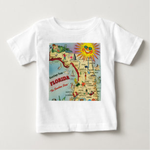 Florida Map  Baby T-Shirt