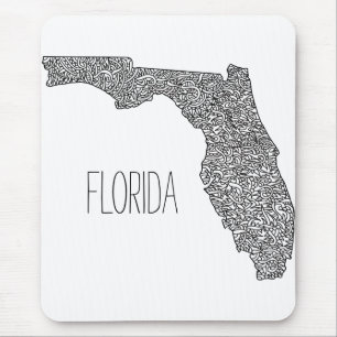 Florida Map Mouse Pad