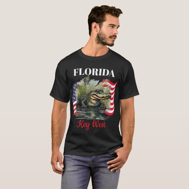 Florida Men's Dark T-Shirt (Front Full)
