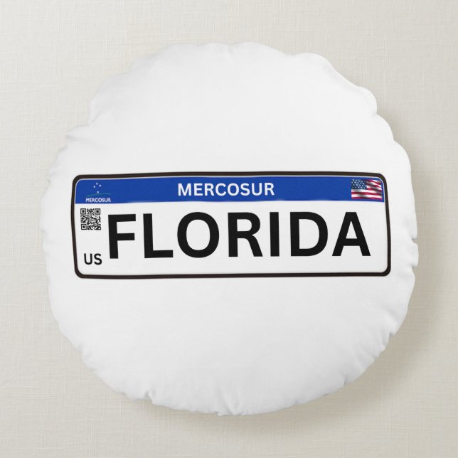 Florida Mercosur Round Cushion (Front)