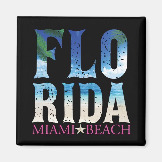 Florida, Miami Beach Magnet (Front)