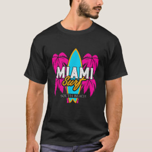 Florida Miami South Beach Surf USA America T-Shirt