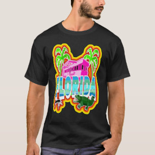 Florida  Mosquito Alligator Trailer Mobile Home Re T-Shirt