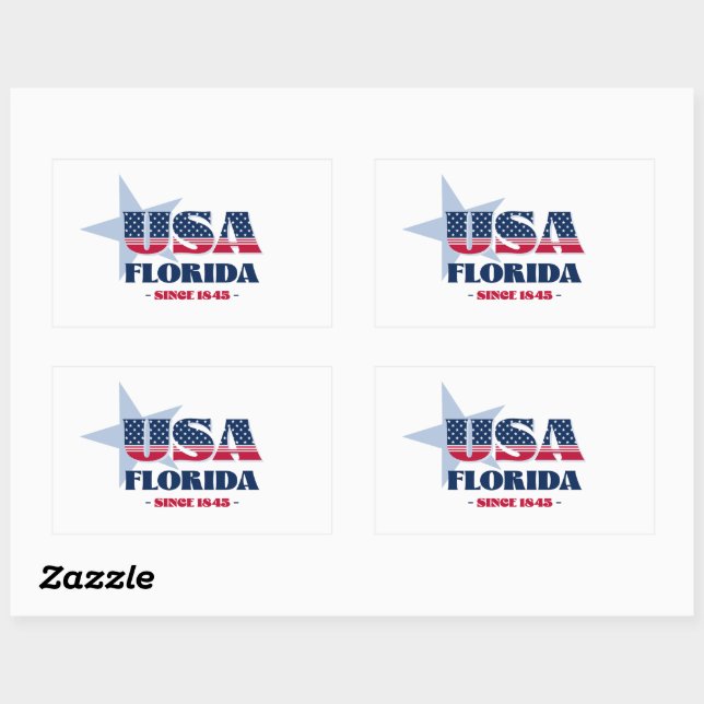 Florida My Home State Sticker (Sheet)