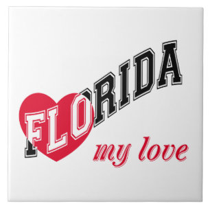 Florida my love ceramic tile
