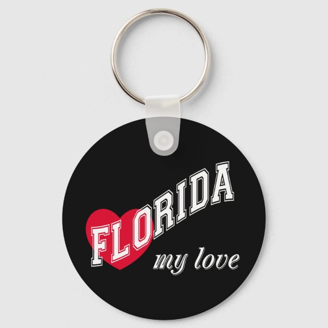 Florida my love key ring (Front)