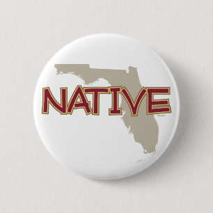 Florida NATIVE 6 Cm Round Badge
