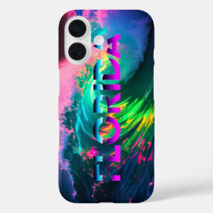 Florida – Neon Wave Vibes iPhone 16 Case