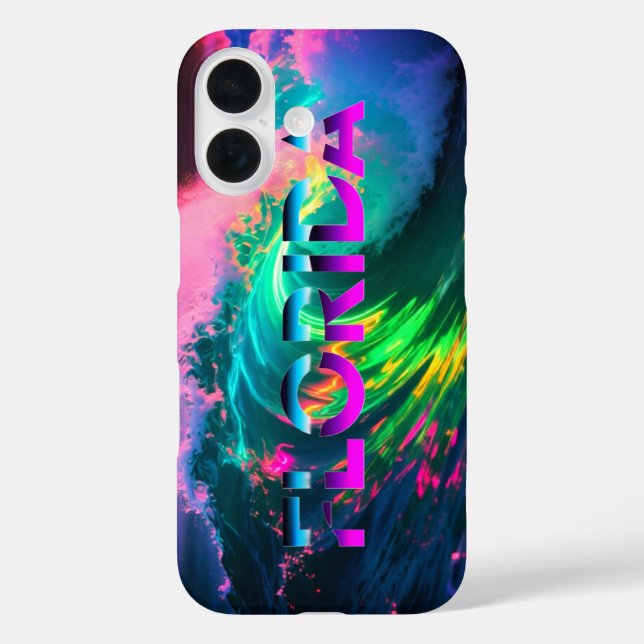Florida – Neon Wave Vibes Case-Mate iPhone Case (Back)