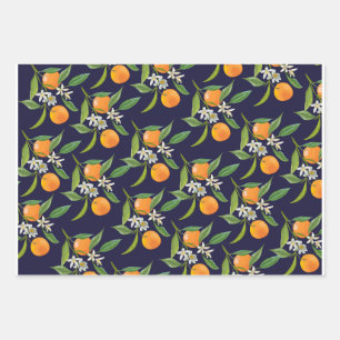 Florida Orange Wrapping Paper Sheet