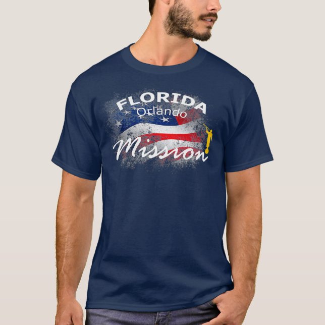 Florida Orlando Mormon LDS Mission Missionary T-Shirt (Front)