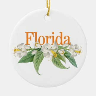 Florida Ornament with Orange Blossoms