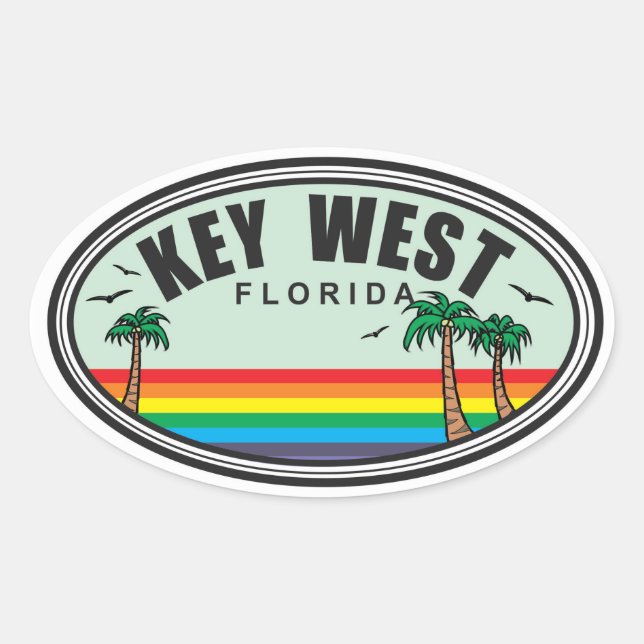 Florida Oval Sticker (Front)