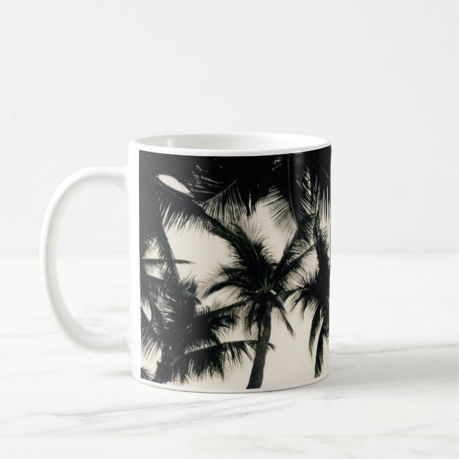 Florida Palm Tree Coffee Mug (Left)