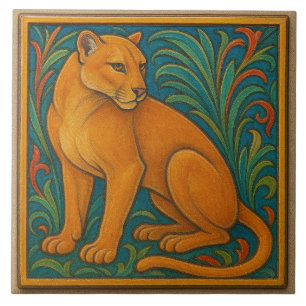 Florida Panther - Ceramic Tile