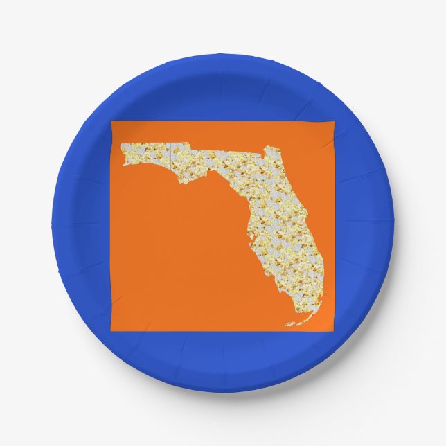 FLORIDA     PAPER PLATE (Front)