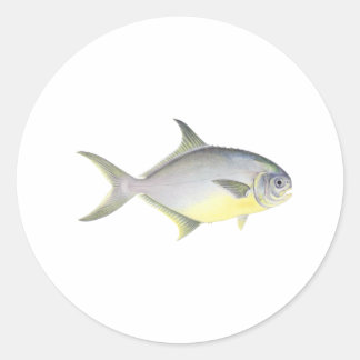 Florida Pompano Classic Round Sticker