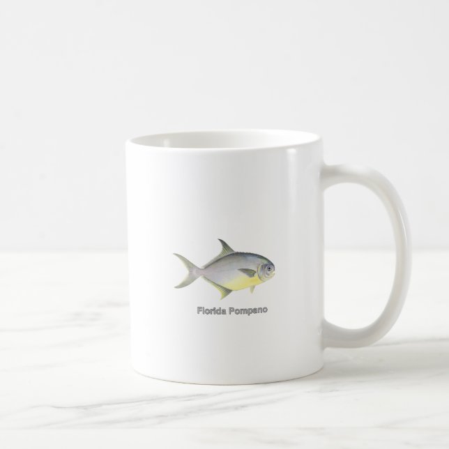 Florida Pompano (titled) Coffee Mug (Right)