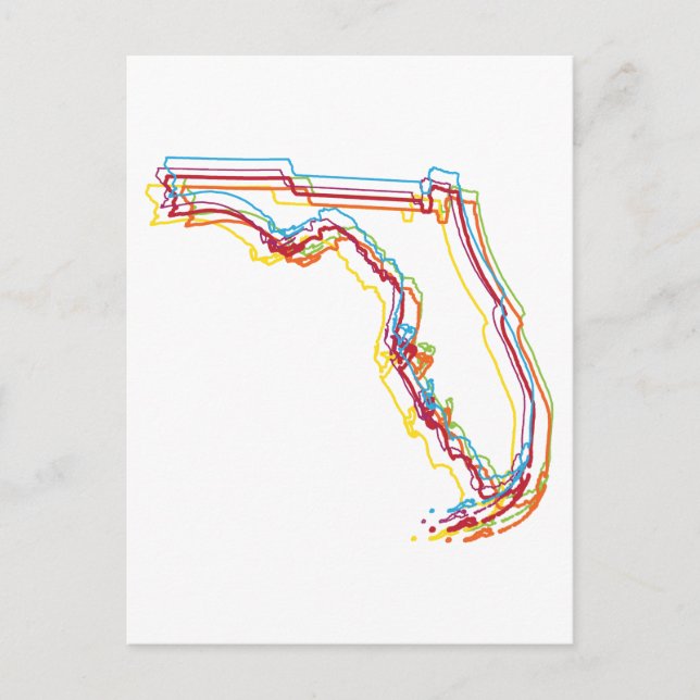 florida pride blur postcard (Front)